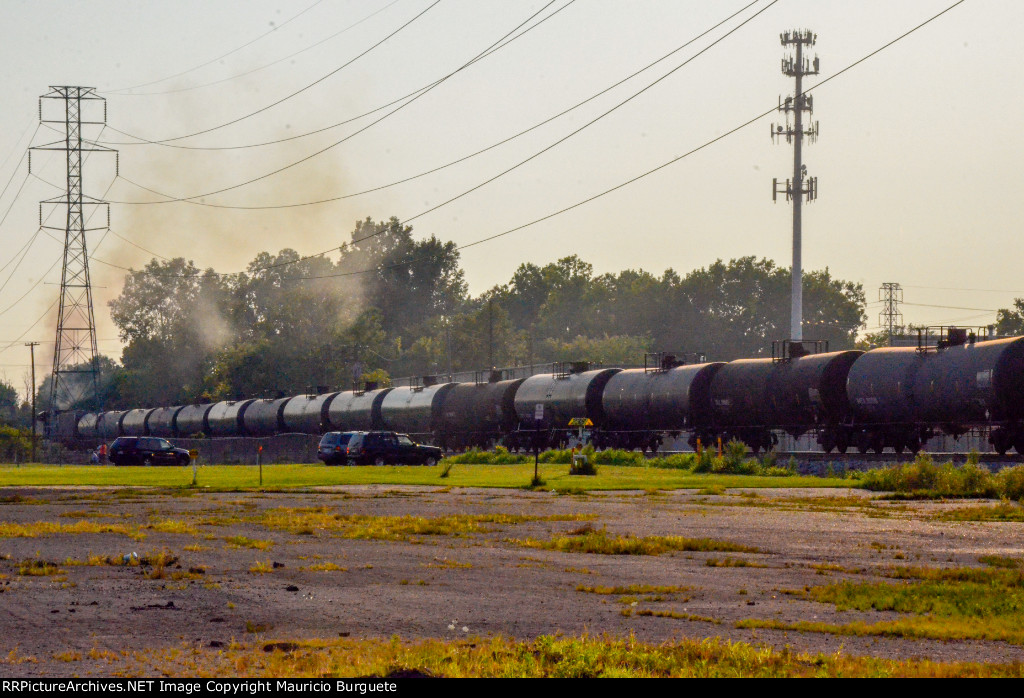 Tank cars in the yard